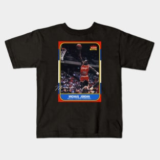 Michael Jordan 1986 Rookie Card Kids T-Shirt